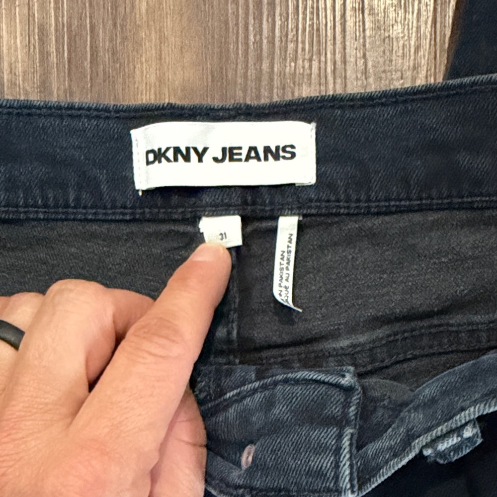 DKNY High Rise, Wide Leg Jeans - Picture 6 of 14